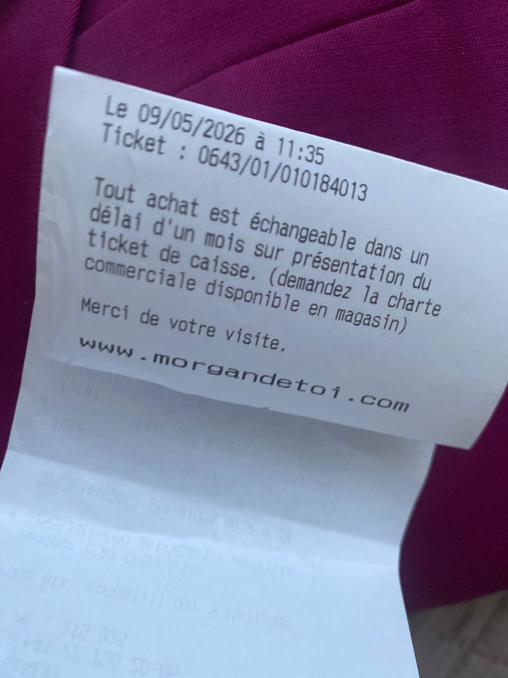 Morgan Giacche: Veste Morgan neuve taille 36 violette - Élégance assurée! – Nuovo (secondo la descrizione) da Geneve venduto da pat_p76n 7
