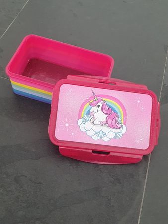 ++ Lunchbox für Znüni / Zvieri ++ Einhorn Motiv ++