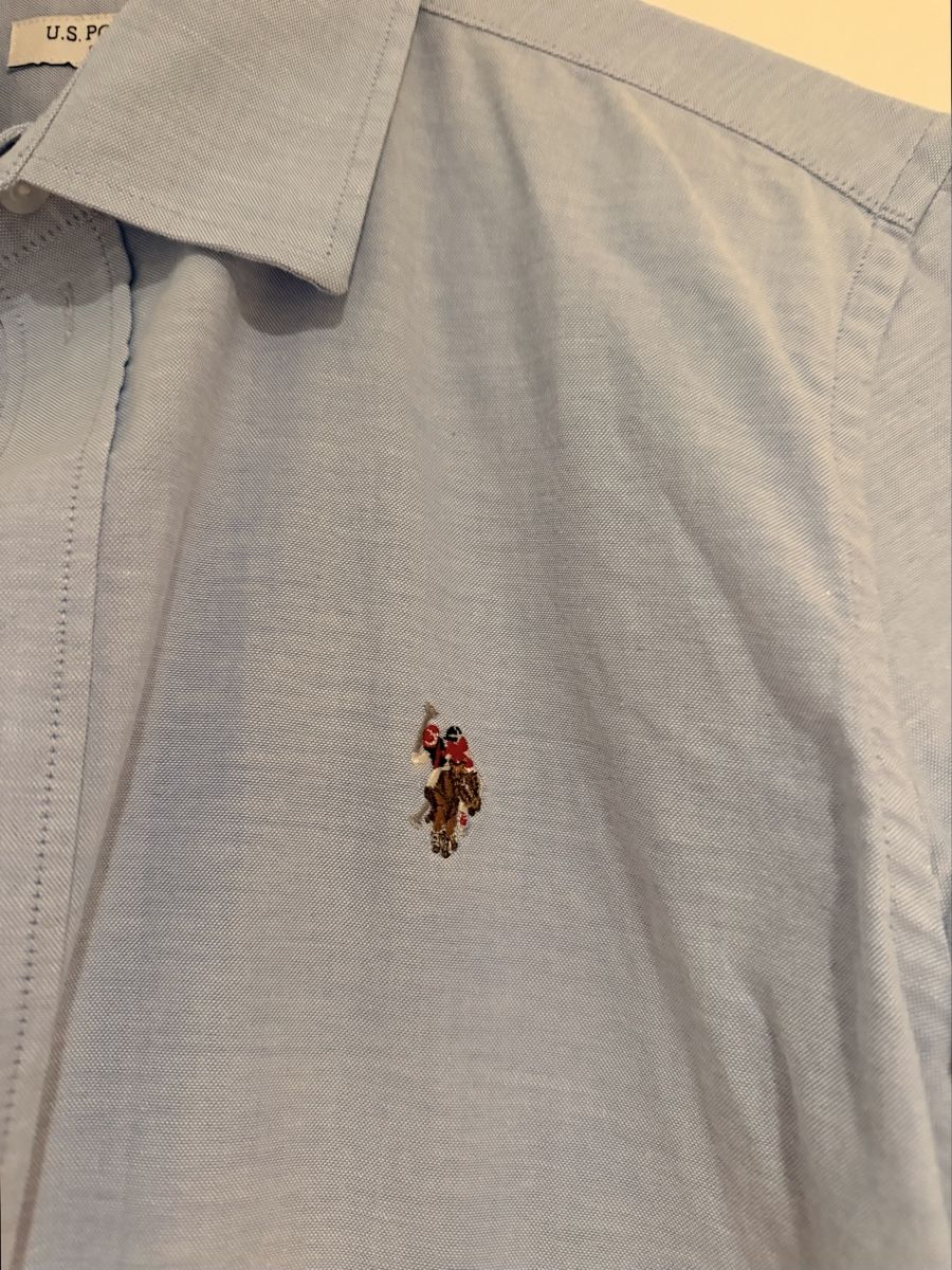 US Polo Hemden: Hemd U.S. Polo Assn. kurzarm Grösse M hellblau – Neu (gemäss Beschreibung) aus Hünenberg von Paddels 2