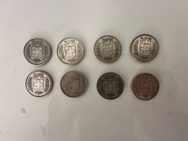 Lot 10x2 Franken Silbermünzen Schweiz (1937 - 1965) - Silber