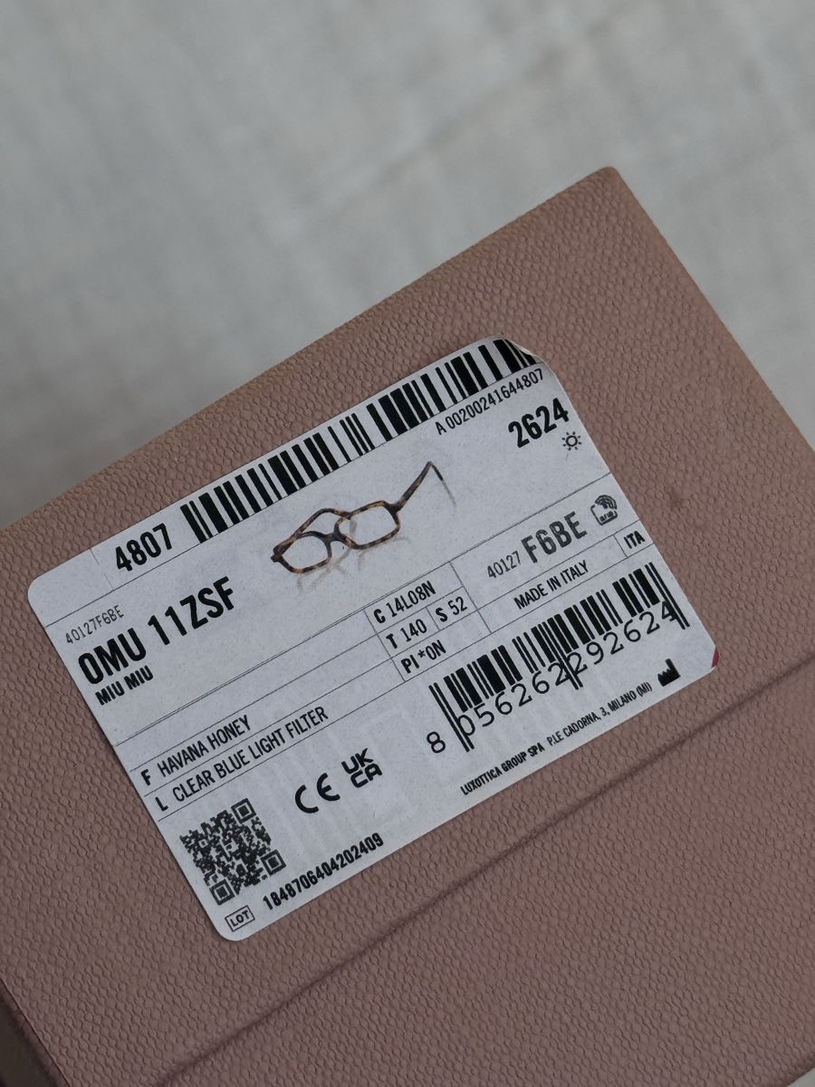 Miu Miu Occhiali & Lenti: Miu Miu Blaulichtfilter Brille – Nuovo (secondo la descrizione) da Pfyn venduto da mar_l2ms 3