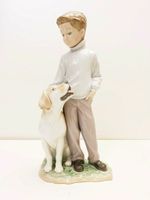 Statuetta Lladro: Bambino con Cane, Porcellana num 01006902