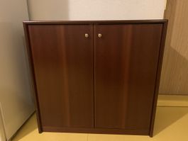 Schönbuch Kommode Holz dunkel 87.8 cm guter Zustand