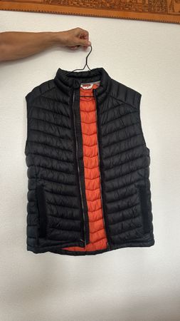 Tom Tailor Herren Steppweste schwarz – Grösse M