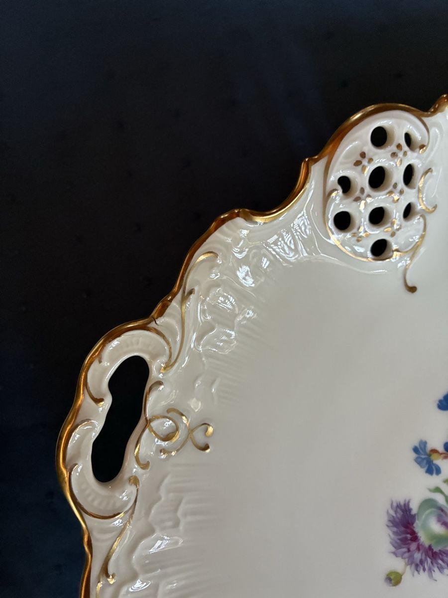 Rosenthal Schalen: Rosenthal - Grosse Gebäckschale – Gebraucht aus Dornach von Rosengarten 1