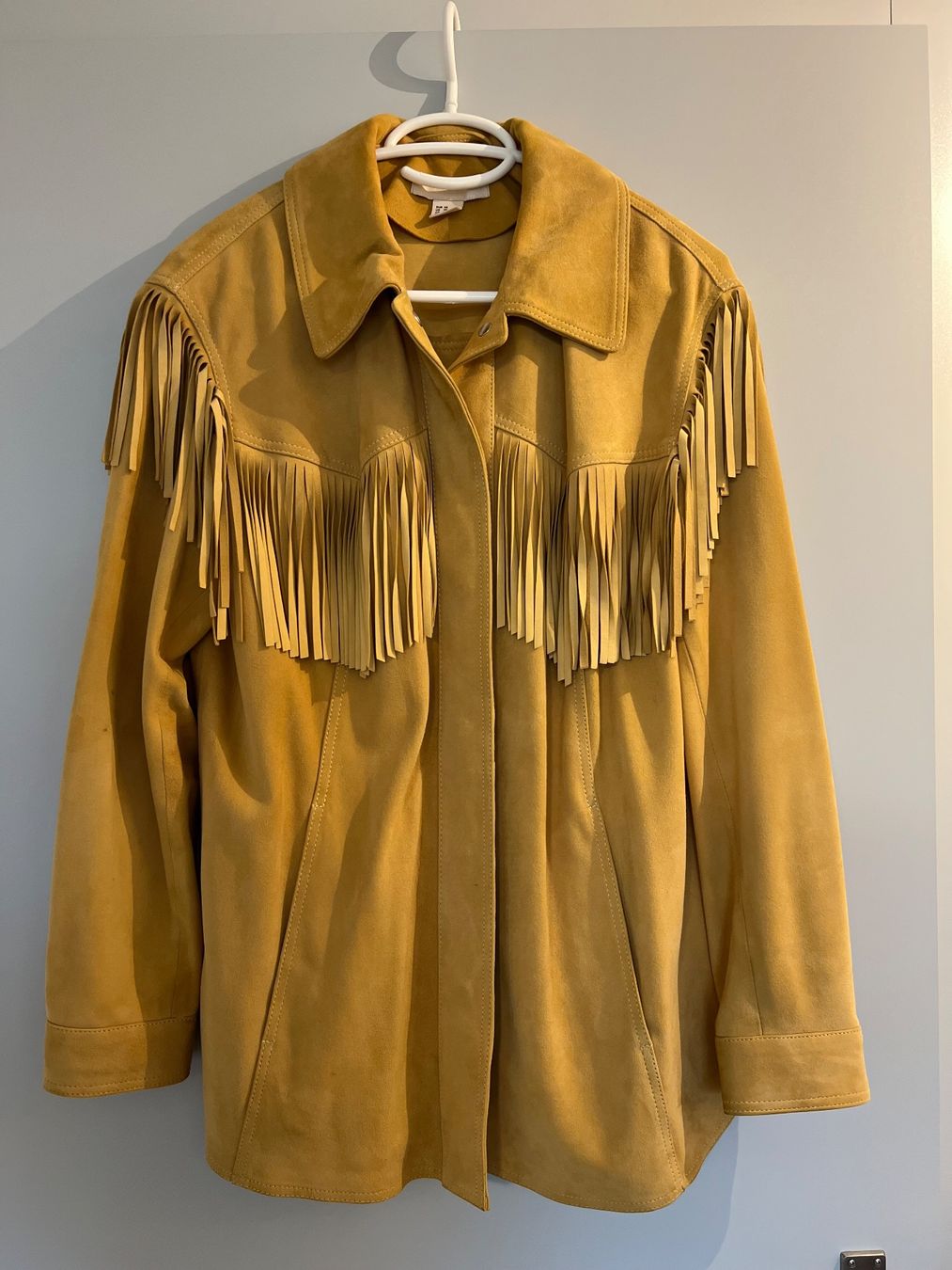 H&M Giacche: Echte Premium Wildleder-Jacke senfgelb – Usato da Bassersdorf venduto da m.vontobel 1