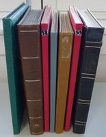 1930-2009, 7 ALBEN: Sammlung Viererblöcke mit ET-Stempel!