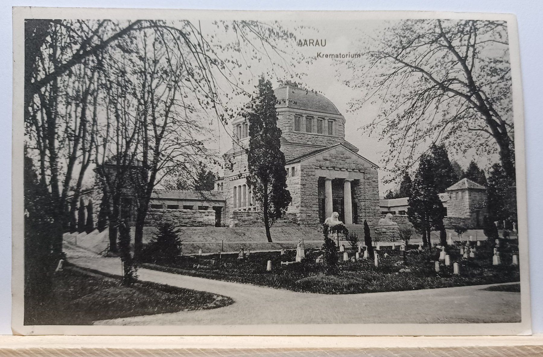 Cartoline postali: AG, Uralt, Aarau, Krematorium, 1912 – Usato da Aarau Rohr venduto da mgvw