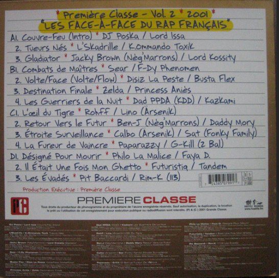 Dischi in vinile: Premiere Classe Vol 2 2001 - Vinyle Original – Usato da St-Prex venduto da eme_kc29 1