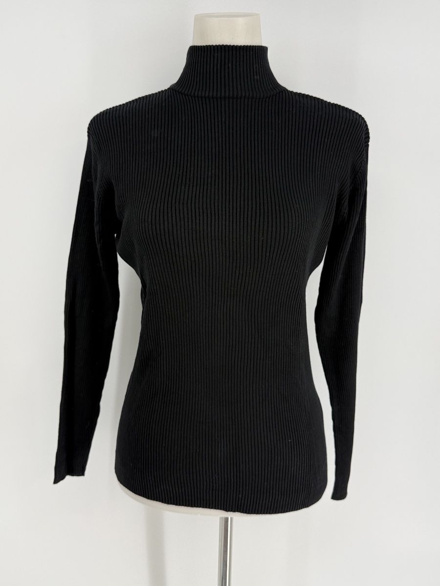 Maglioni & Felpe: Seiden Pullover mit Stehkragen gerippt Gr. L  – Usato da Auenstein venduto da moin.