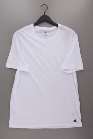 Adidas T-Shirt Gr. XL Kurzarm weiß