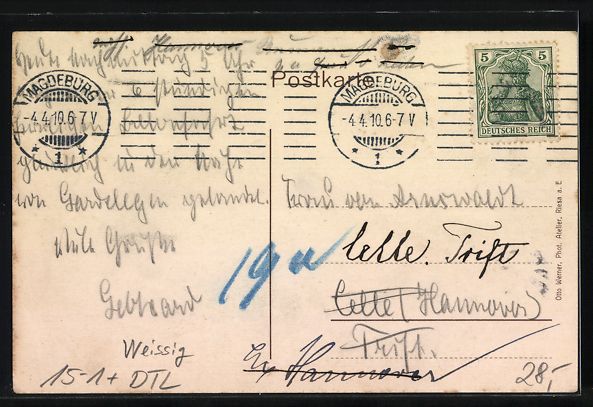 Cartoline postali: Weissig / Riesa, Ballons auf dem Luftsch – Usato da Berlin venduto da bartko-reher 1