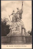 Neuchâtel, le monument de la Républiqu