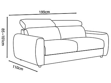 Lits: Beige Sofa - with sleeping mechanism – Neuf (Voir description) à Blankenburg par see-LA 3