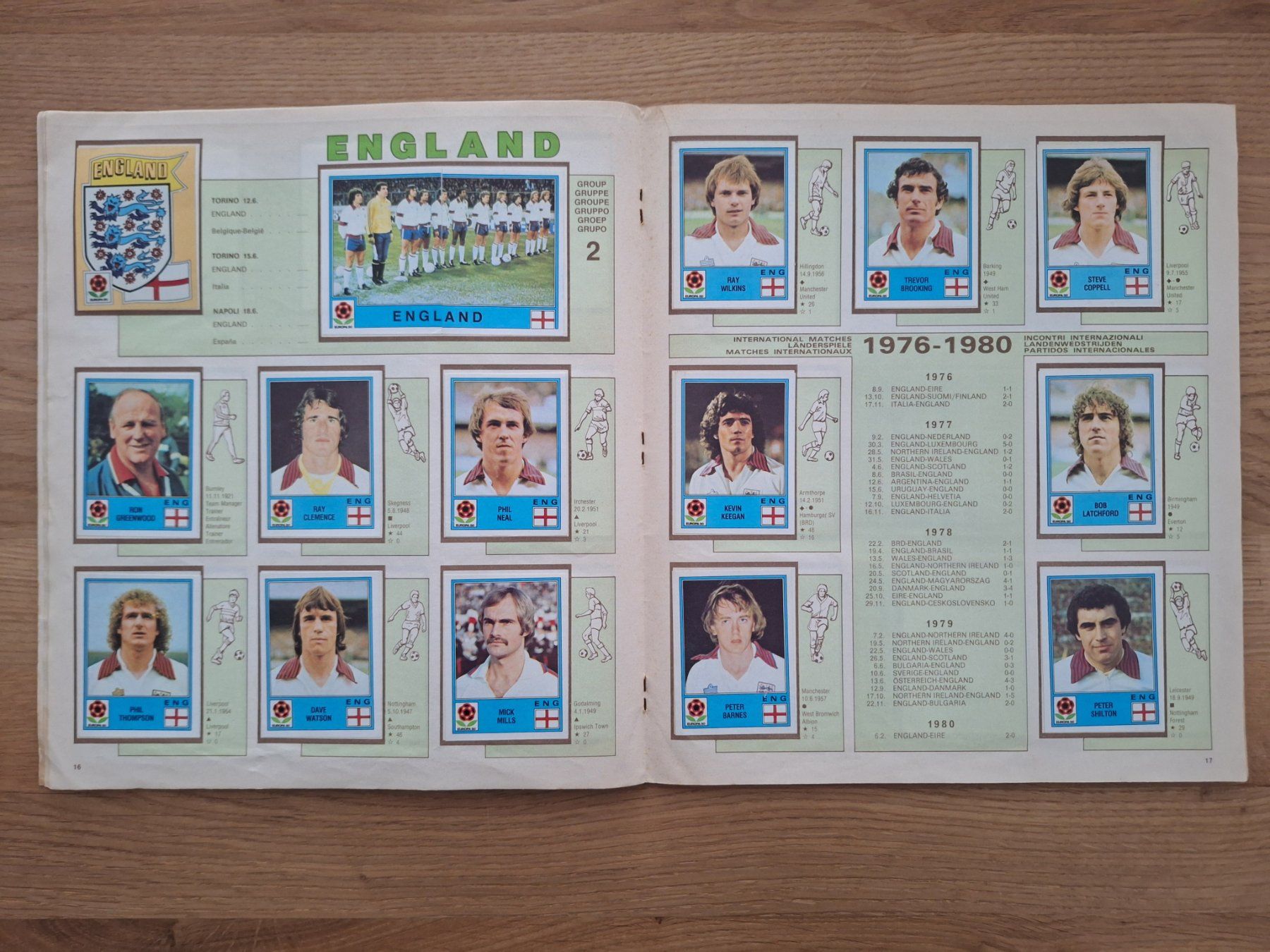 Panini Alben: PANINI EURO 1980 – Gebraucht aus St. Gallen von Matrix023 4