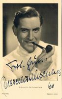 Albrecht Schoenhals 1888-1978 Autogramm Vintage Foto 9x14cm
