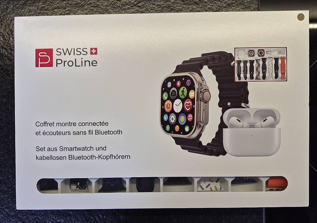Montre connectée Swiss ProLine + 8 bracelets (Gebraucht) in Collombey ...