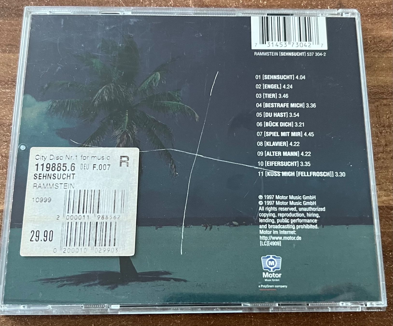 CD: Rammstein - Sehnsucht – Usato da Petit-Lancy venduto da Hastala42 2
