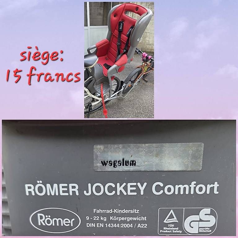 Ersatzteile: Siège vélo – Gebraucht aus Eysins von cathry-9