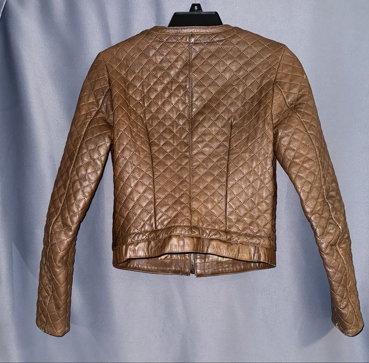 Giacche: Elegante Lederjacke im Steppdesign, Grösse S – Usato da Winterthur venduto da LenaT. 2