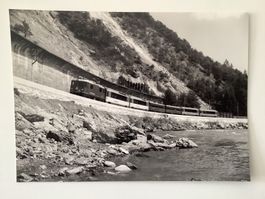 Echtfoto RhB Rhätische Bahn Glacier Express