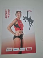 Autogrammkarte Audrey Werro Originalunterschrift