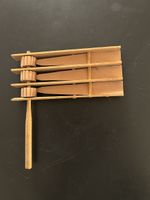 Antike Ratsche (Rätsche) aus Holz