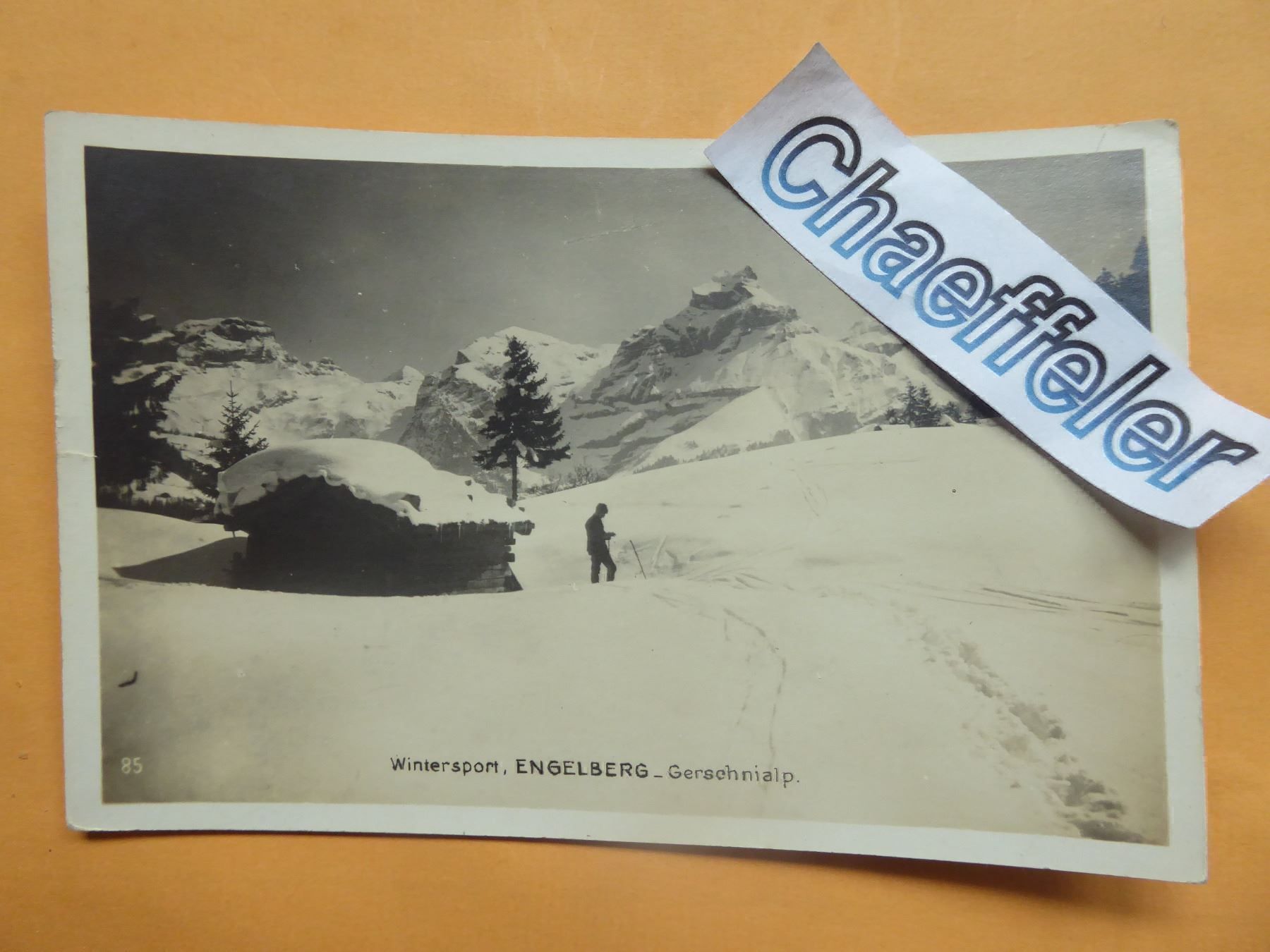 Ansichtskarten: 1931 Wintersport, Engelberg-Gerschnialp – Gebraucht aus Zürich von Chaeffeler