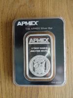 APMEX Silberbarren 1 Unze Feinsilber 999 - Top Zustand!