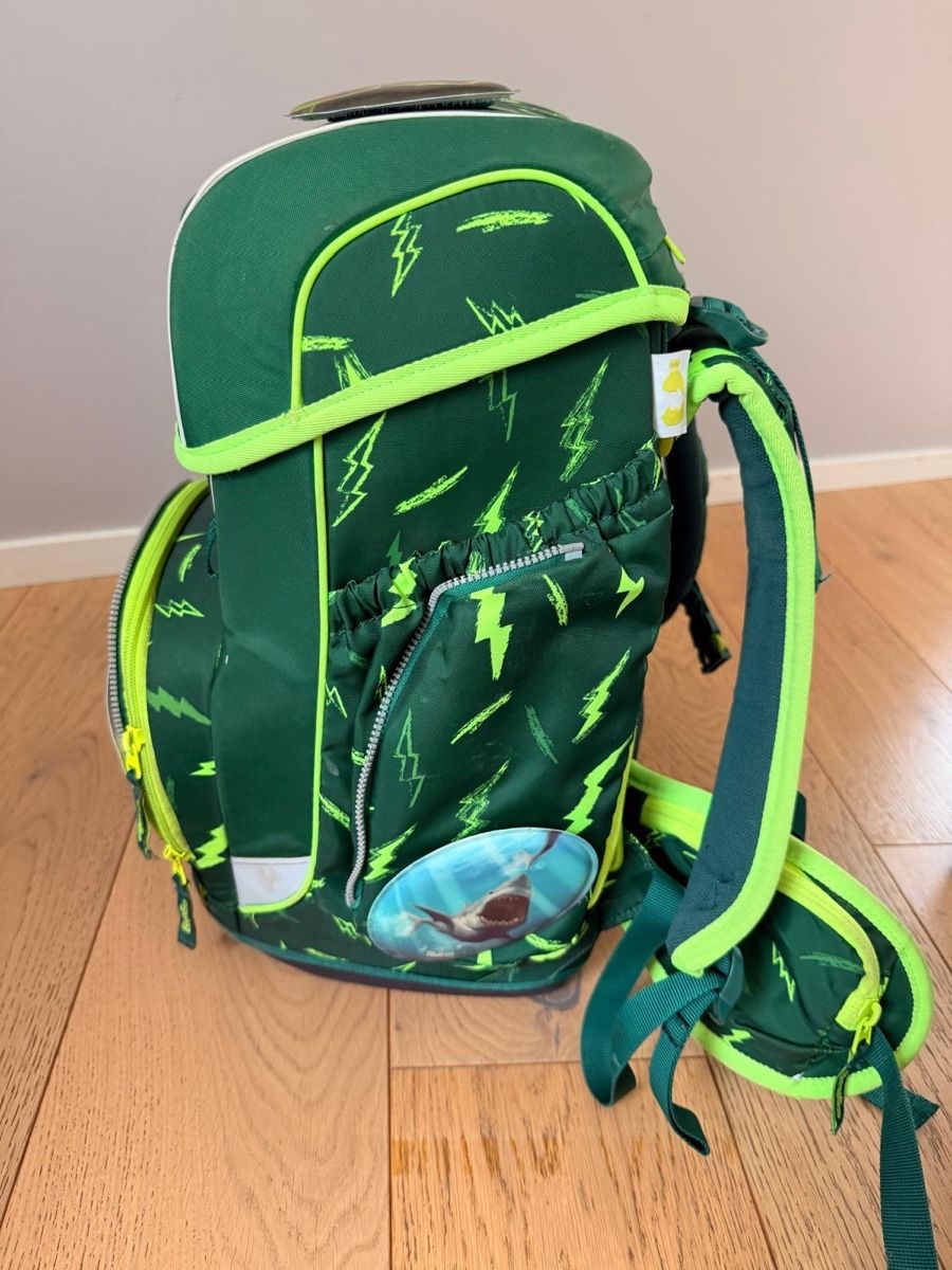 Ergobag Borse & Zaini: Ergobag Schulsack, Green Lightning Design – Usato da Oeschgen venduto da Michaelhuber020 1
