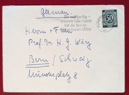 DEUTSCHLAND 50PF HEIDELBERG ALLIIERTE BESATZUNG US-ZONE 1946
