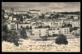 AK Lausanne, Vue prise du Montbenon
