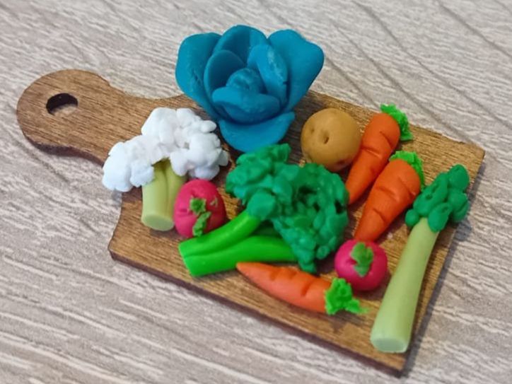 Echte Handarbeit Gemüse, Spargel, Broccoli, Blumenkohl (Neu (gemäss ...