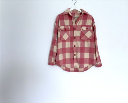 Vintage Holzfäller Hemdjacke Jacke Karo Oversized Gr. S