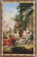 Gobelin Tapisserie Handarbeit Wandteppich 140x90cm