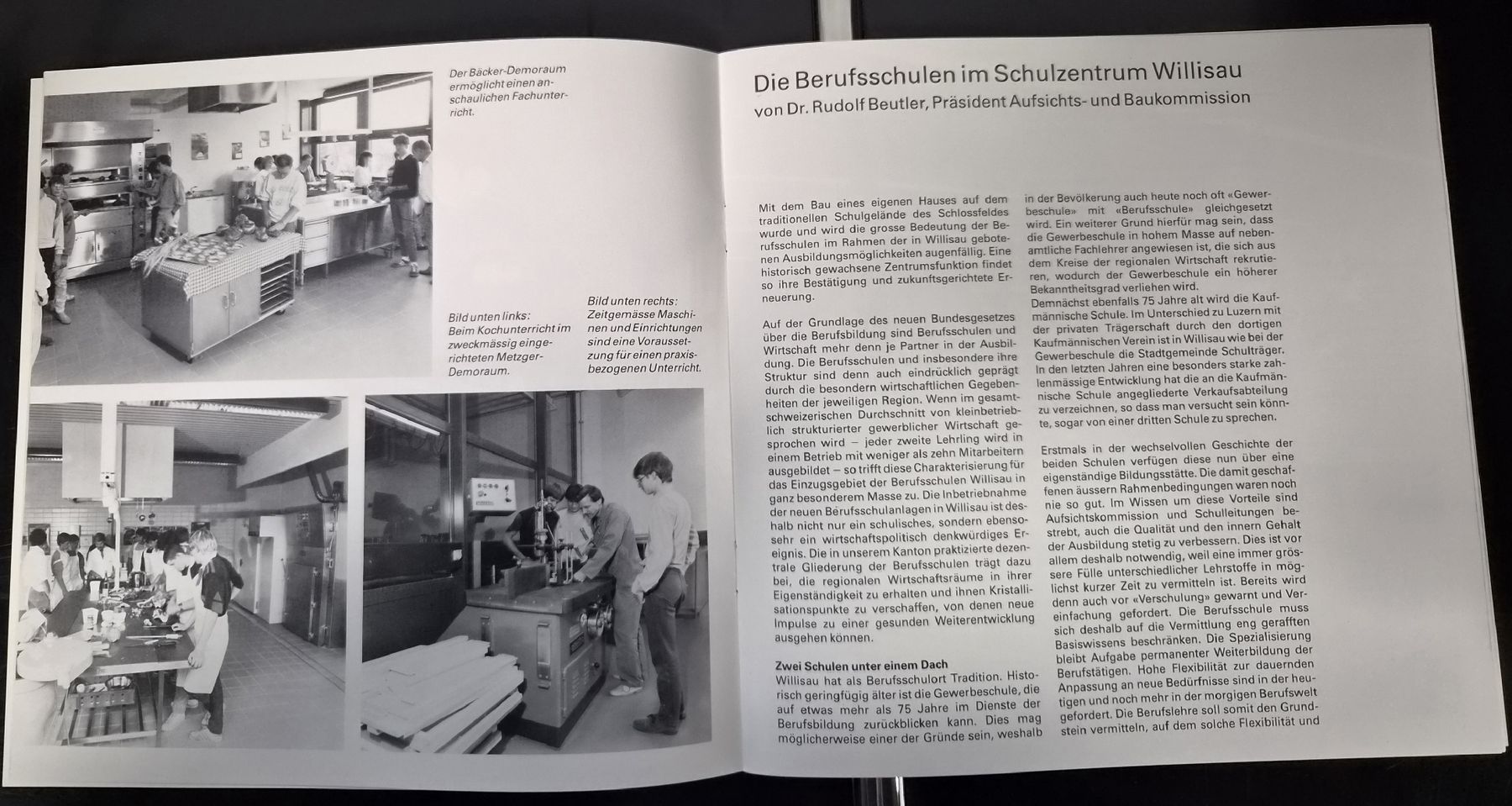 Riviste & Magazine: Broschüre Berufsschulen Willisau Baugeschichte 1985 – Nuovo (secondo la descrizione) da Melchnau venduto da Fishel 2