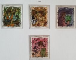 1989 Pro Juventute Satz Ersttag Vollstempel mit Gummi
