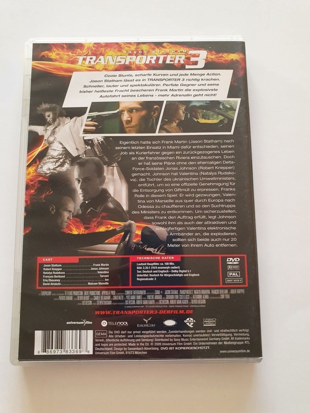 Tutti i DVDs: Transporter 3 DVD – Usato da Oberdorf BL venduto da BaldenEagle 1