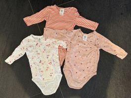 Sanetta Baby bodys, Size 62, 3-Pack
