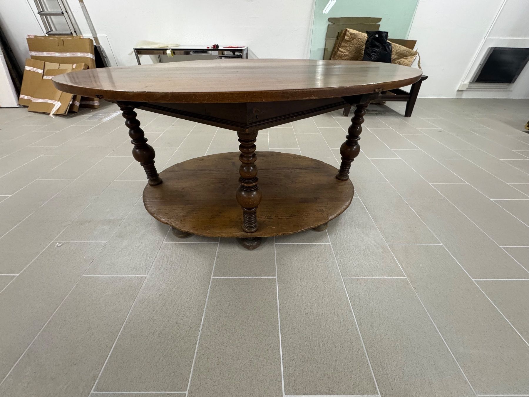 Tavoli: Table Louis Philippe en Noyer Massif – Usato da Oeschseite venduto da -Luxury-On-Line- 8