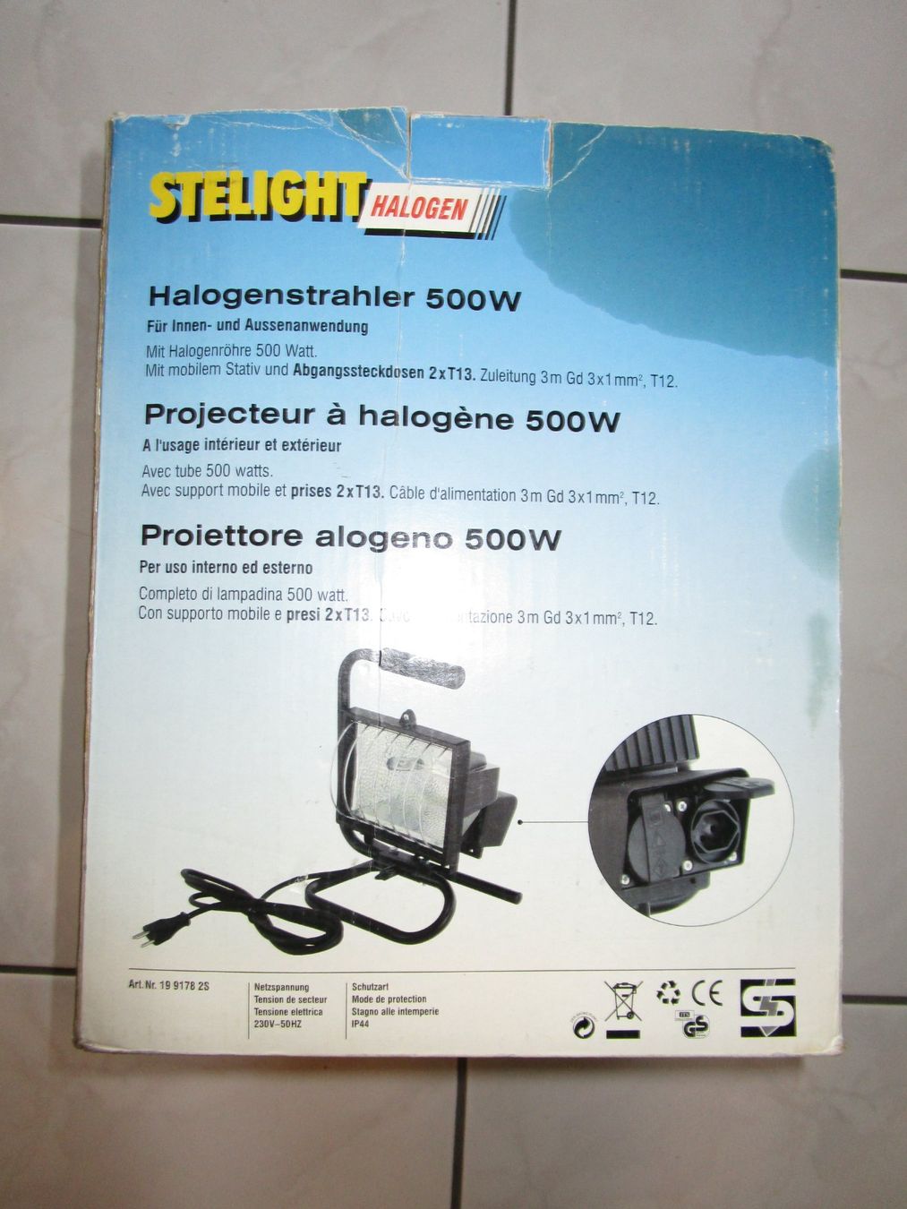 Lampen: Halogenstrahler 500 W Stelight – Gebraucht aus Volketswil von Megaissimo 3