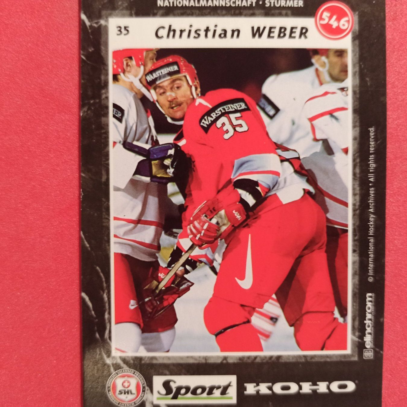 Sammelbilder & Trading cards: Christian Weber - Schweizer Nati Card - 1996/97 – Gebraucht aus Dübendorf von kb86_MOVIE 1