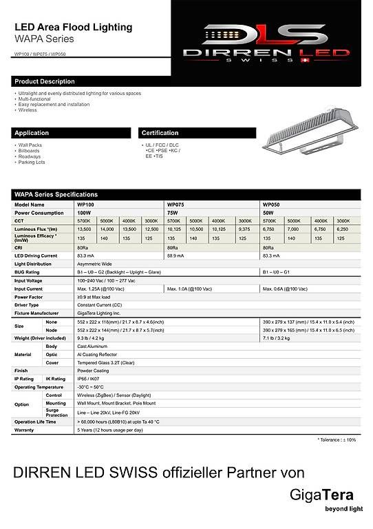 Scheinwerfer: LED WAPA Scheinwerfer 50Watt  – Gebraucht aus Locarno von Businesstrading 1