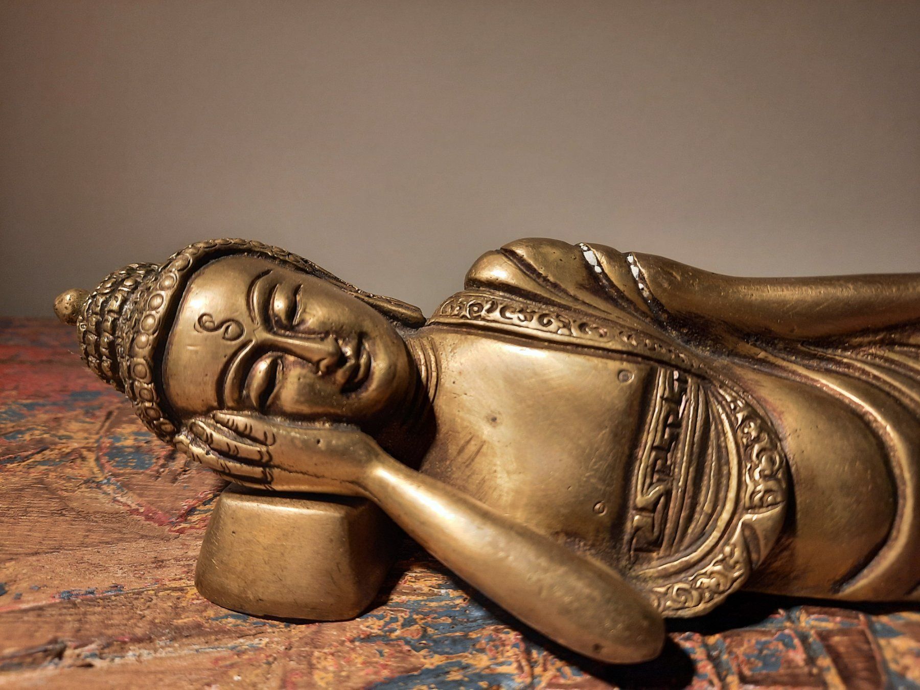 Sculture & Statue: Buddha Messing massiv 27 cm / 1 kg – Nuovo (secondo la descrizione) da Lenggenwil venduto da Unique_ 4