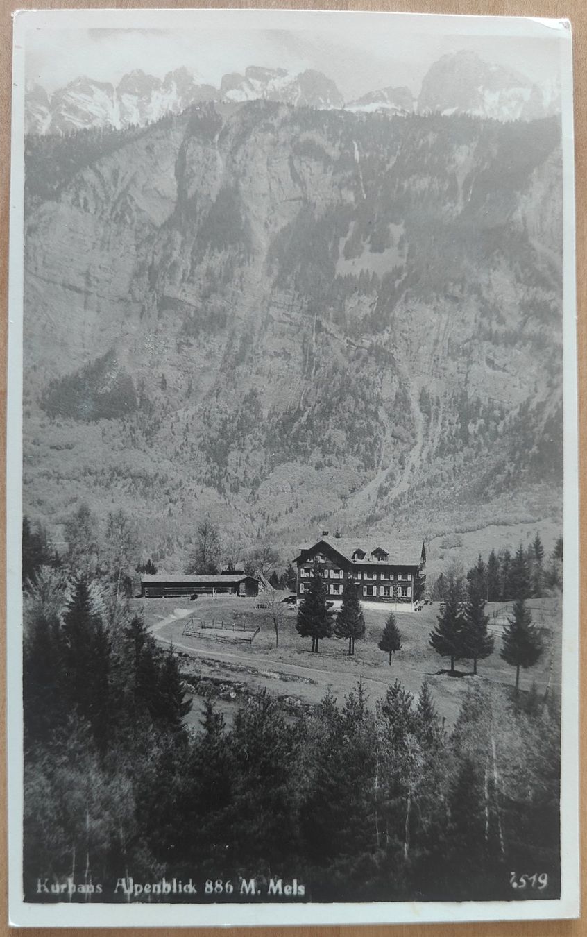 Cartoline postali: Kurhaus Alpenblick Mels um 1930 – Usato da St. Erhard venduto da Chaeferli6