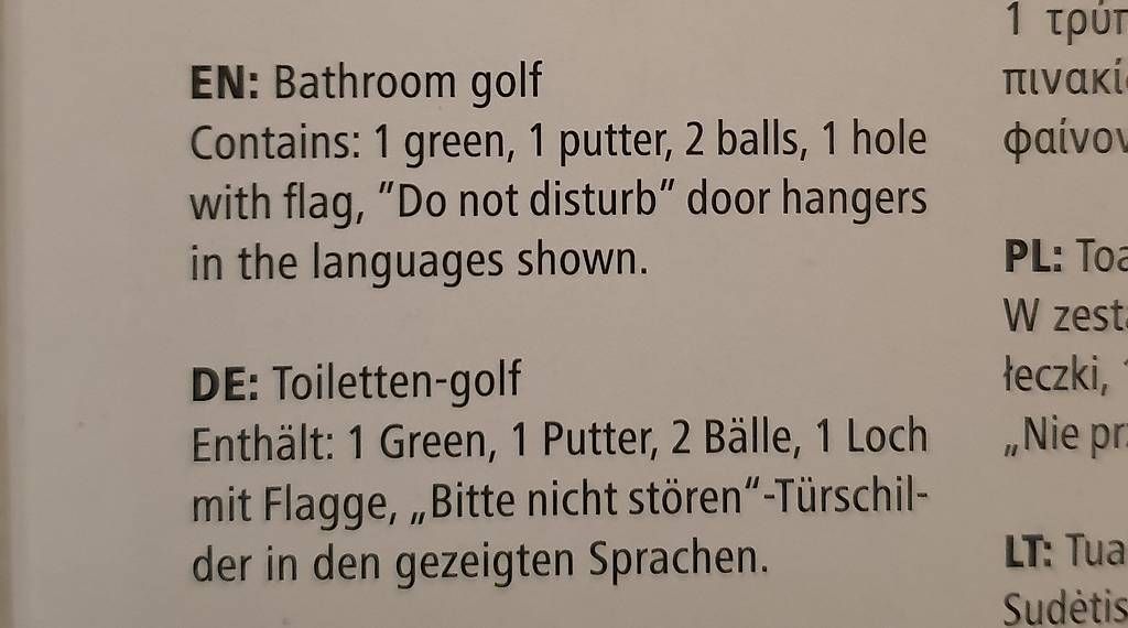 Giocattoli: Toiletten Golf – Usato da Hedingen venduto da Seikai 1