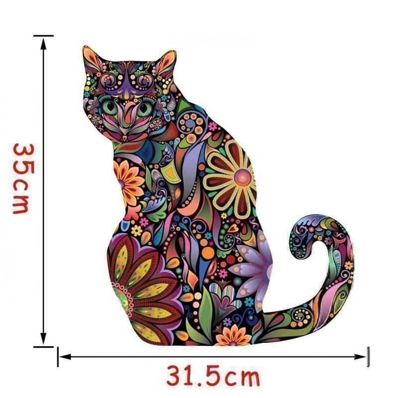 Sticker: Autocollants muraux Mandala fleur chat – Nuovo e nell'imballaggio originale da Gurmels venduto da Swisspod 2
