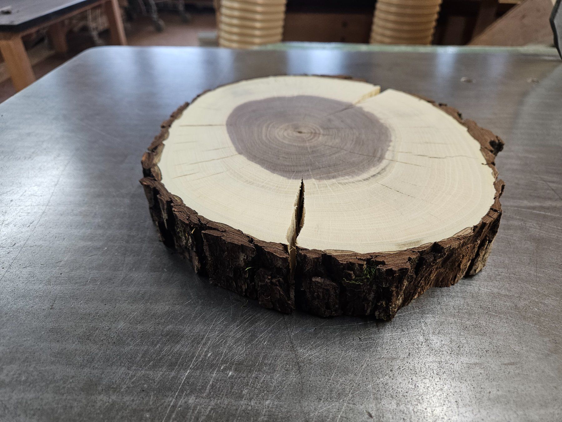 Holzartikel: Nussbaum Holz Baumscheibe – Neu (gemäss Beschreibung) aus Schangnau von egli6.2 1