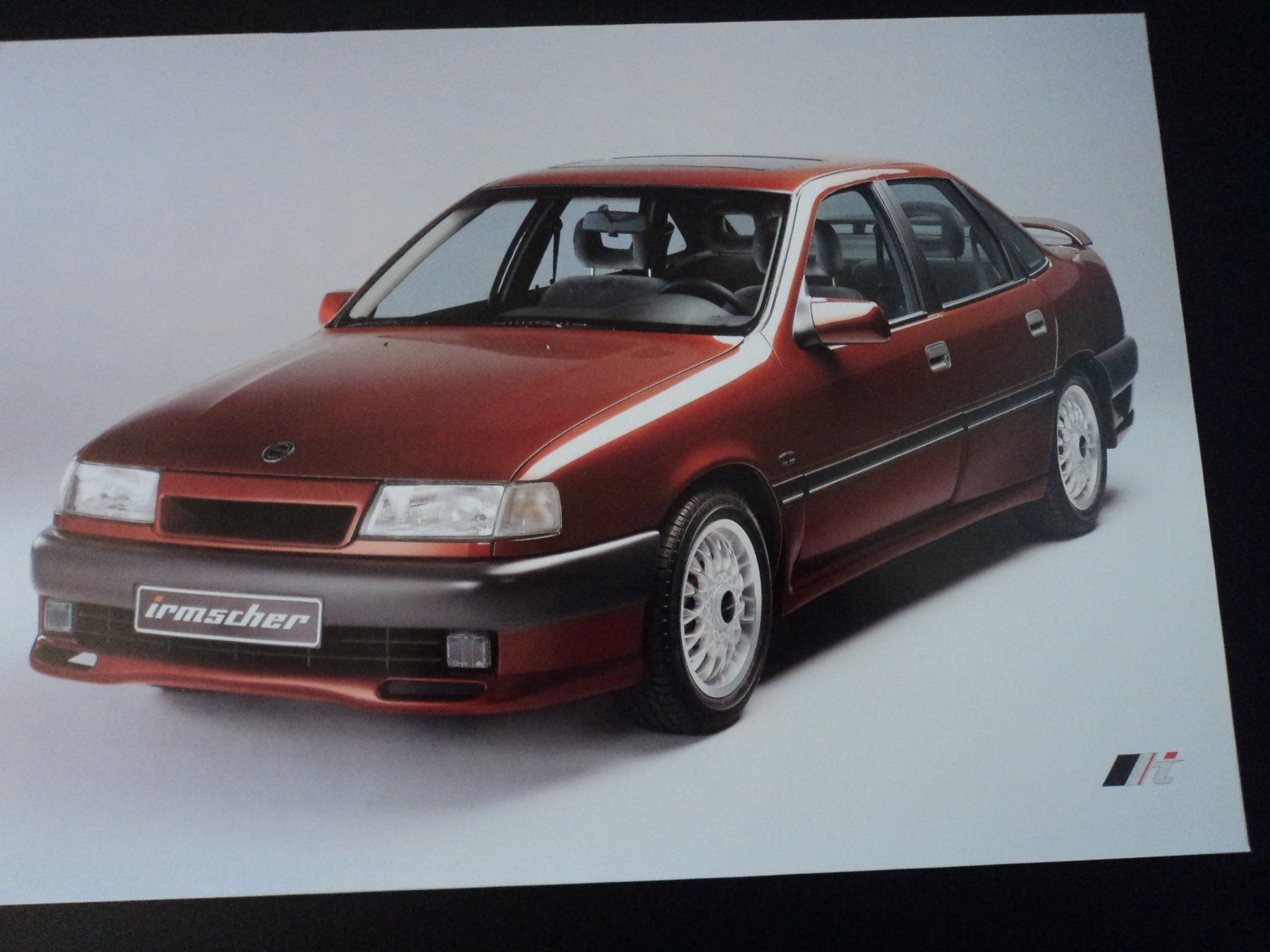 Opel Documenti: Prospekt Opel Vectra Irmscher 1989 – Usato da Schwarzenburg venduto da modelCARama