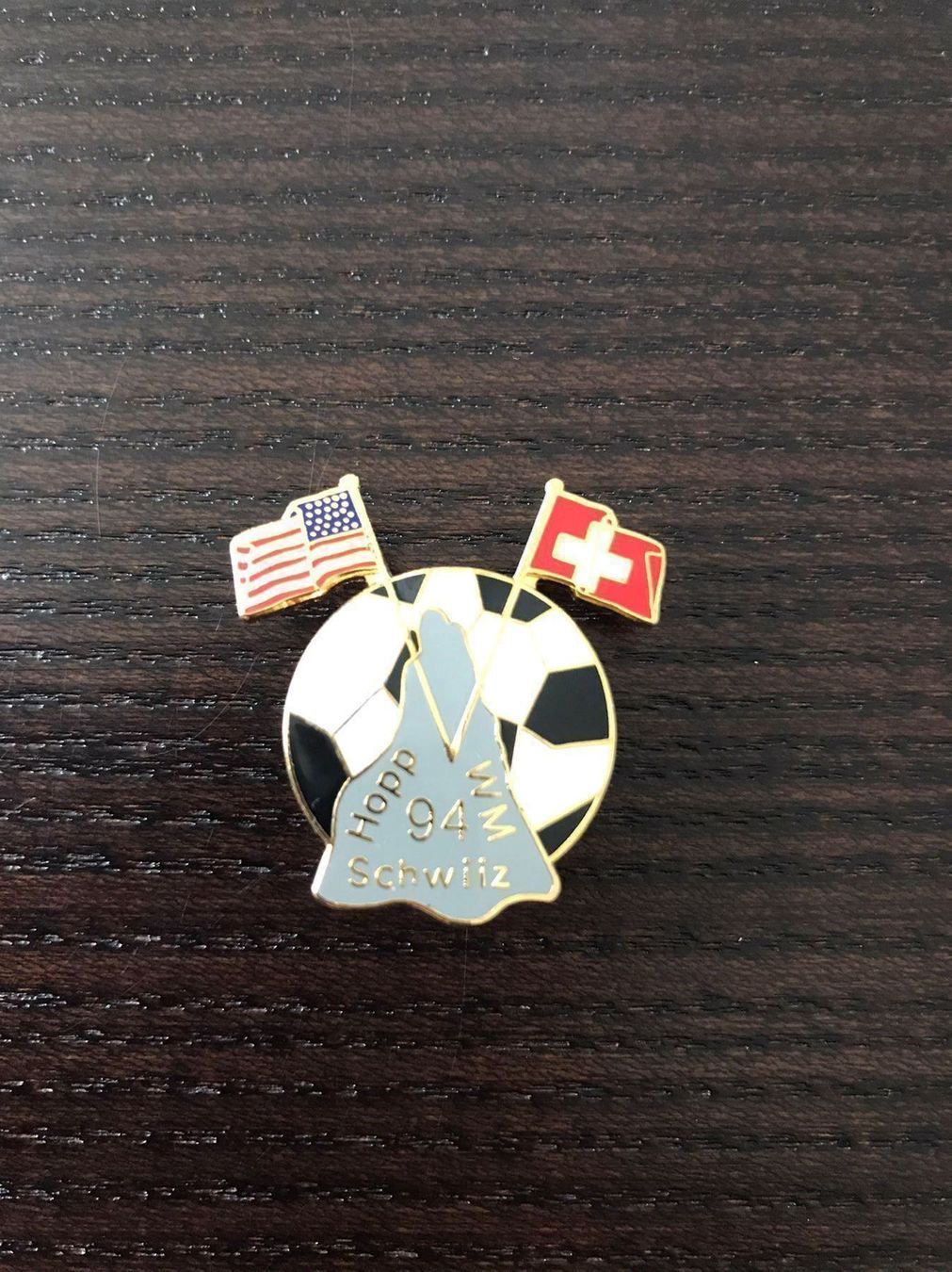 Broschen & Nadeln: Pin WM 94 Hopp Schwiiz – Gebraucht aus Islisberg von Nawi2000 1